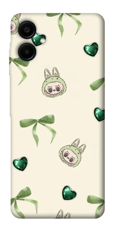 Чохол на Samsung Galaxy A06 Labubu Green Heart фото 1 з 1