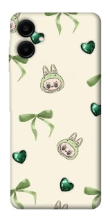 Чохол на Samsung Galaxy A06 Labubu Green Heart фото 1 з 1