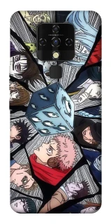 Чехол на TECNO Camon 16 SE jujutsu kaisen v4 фото 1 из 1