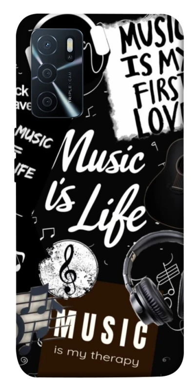 Чохол на Oppo A16s / A16 Music is Life фото 1 з 1