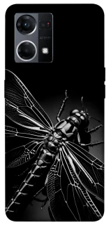 Чохол на Oppo Reno 7 4G Black dragonfly фото 1 з 1