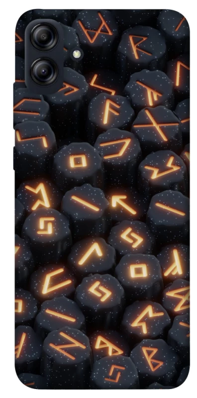 Чехол на Samsung Galaxy A04e Огненые руны фото 1 из 1