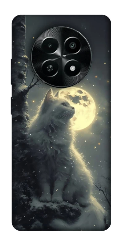 Чохол на Realme Narzo 70x Кіт під місяцем фото 1 з 1