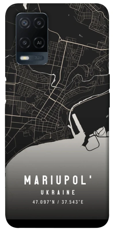 Чехол на Oppo A54 4G Mariupol map фото 1 из 1