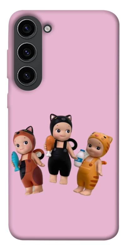 Чохол на Samsung Galaxy S23 Cat Cafe Trio фото 1 з 1