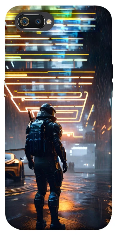 Чехол на Realme C2 Cyber character фото 1 из 1