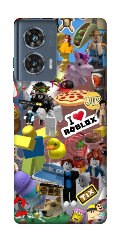 Чохол на Motorola Edge 50 Roblox collage ver.5 фото 1 з 1