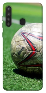 Чехол на Samsung Galaxy A21 Мяч на газоне фото 1 из 1