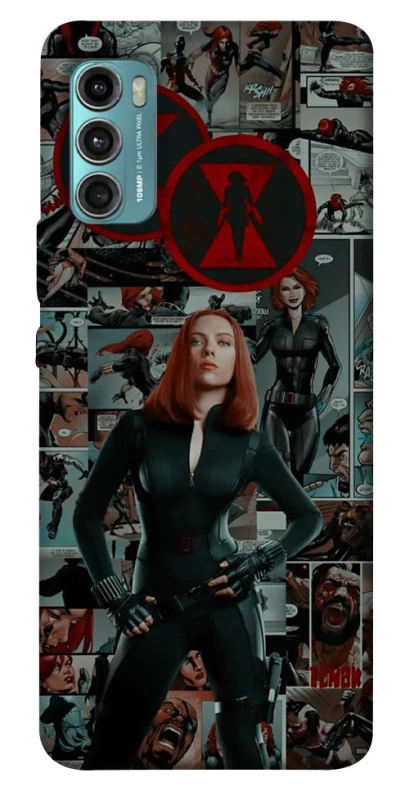 Чехол на Motorola Moto G60 Black Widow фото 1 из 1