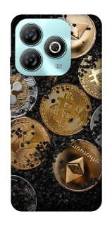 Чехол на ZTE Blade A75 4G Many coins v2 фото 1 из 1