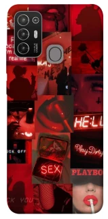 Чехол на ZTE Blade A52 Love collage ver.3 фото 1 из 1