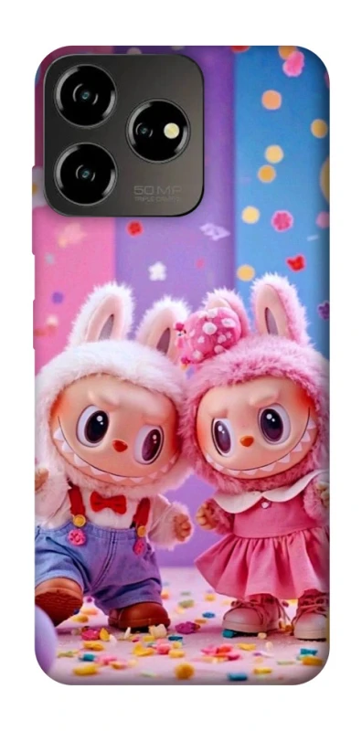 Чехол на ZTE Blade V50 Design 4G Labubu twins ver.3 фото 1 из 1