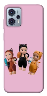 Чохол на Motorola Moto G23 Cat Cafe Trio фото 1 Чохол на Motorola Moto G23 Cat Cafe Trio фото 1 з 1