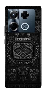 Чехол на Infinix Note 40 Pro 4G Черный ковер фото 1 из 1