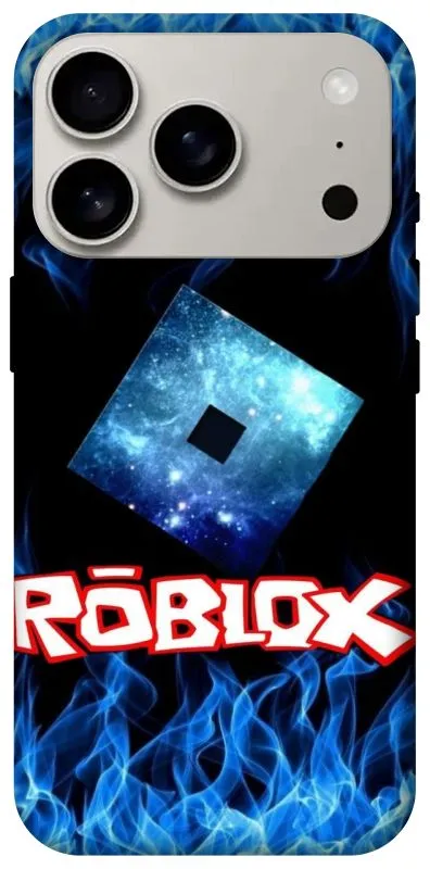 Чехол на Apple iPhone 18 Pro Roblox Galaxy Flame Logo фото 2 из 2