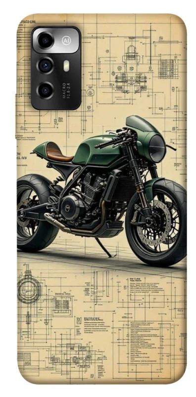 Чохол на ZTE Blade A72 Bike model фото 1 з 1