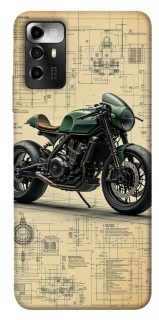 Чехол на ZTE Blade A72 Bike model фото 1 из 1