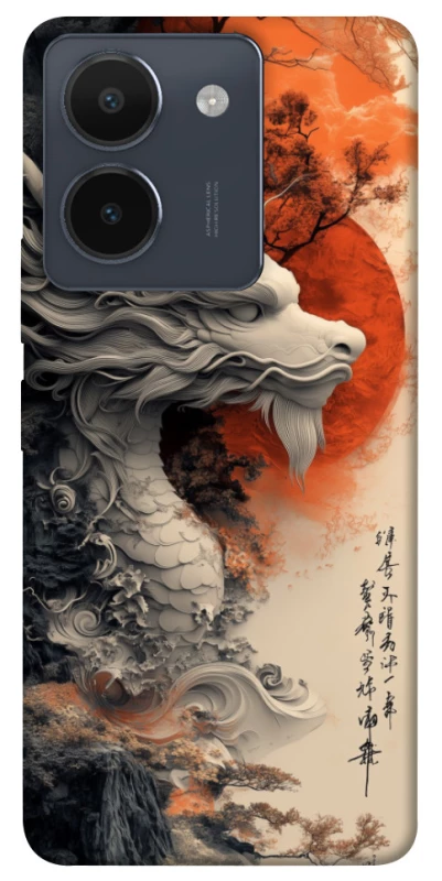 Чохол на Vivo Y36 white dragon фото 1 з 1