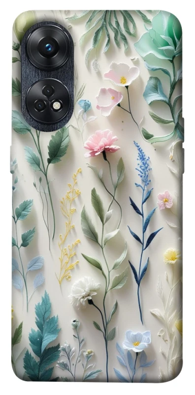 Чохол на Oppo Reno 8T 4G Floral design ver.3 фото 1 з 1