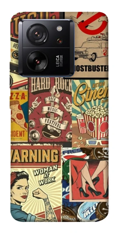 Чохол на Xiaomi 13T Retro collage ver.2 фото 1 з 1