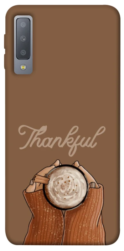 Чохол на Samsung A750 Galaxy A7 (2018) Thankful coffee фото 1 з 1