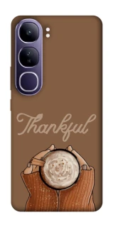 Чехол на Vivo Y300 Thankful coffee фото 1 из 1
