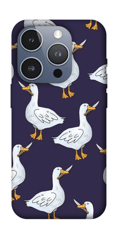 Чохол на Apple iPhone 16 Pro Гуси з претензією фото 1 з 1