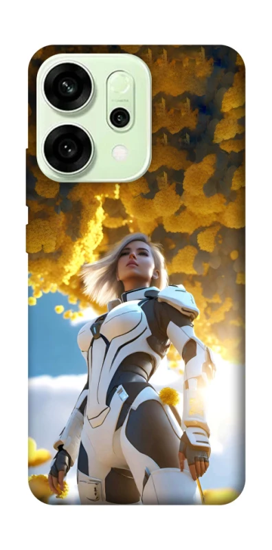 Чохол на Oppo Reno 14 Cyber space girl ver.3 фото 1 з 1
