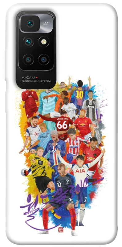 Чохол на Xiaomi Redmi 10 Football Abstract v2 фото 1 з 1
