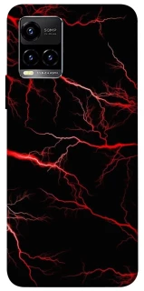 Чехол на Vivo Y21 / Y33s Красная молния фото 1 из 1