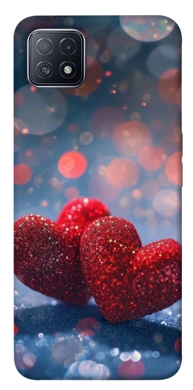 Чехол на Oppo A73 Red hearts фото 1 из 1