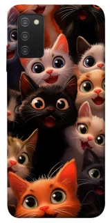 Чохол на Samsung Galaxy A03s happy cats фото 1 з 1