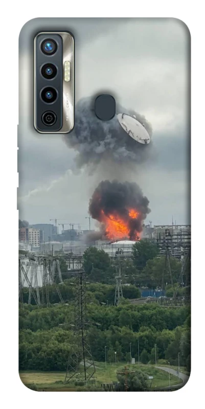 Чехол на TECNO Camon 17 Moscow never sleeps ver.4 фото 1 из 1
