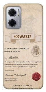 Чехол на Xiaomi Redmi Note 11E The Hogwarts acceptance letter фото 1 из 1