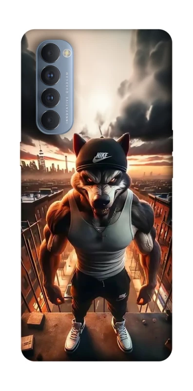 Чохол на Oppo Reno 4 Pro Вовк фото 1 з 1
