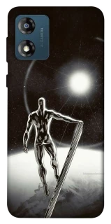 Чохол на Motorola Moto E13 Срібний серфер фото 1 з 1