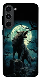 Чохол на Samsung Galaxy S23 Вовк під місяцем фото 1 з 1