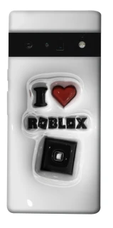 Чехол на Google Pixel 6 Pro I love Roblox фото 1 из 1