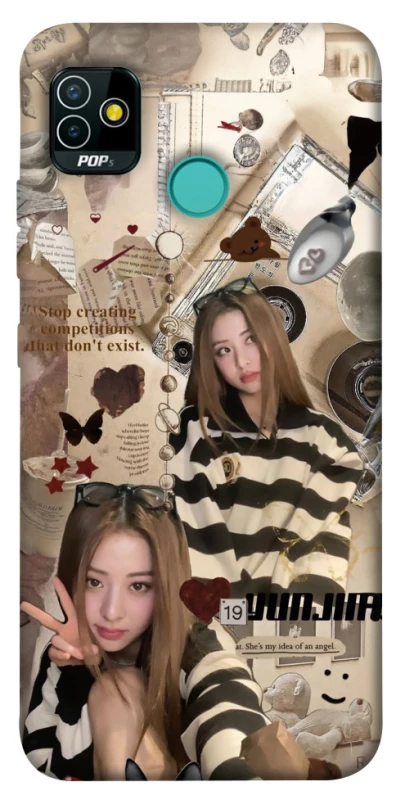 Чехол на TECNO POP 5 Yunjin - LE SSERAFIM фото 1 из 1