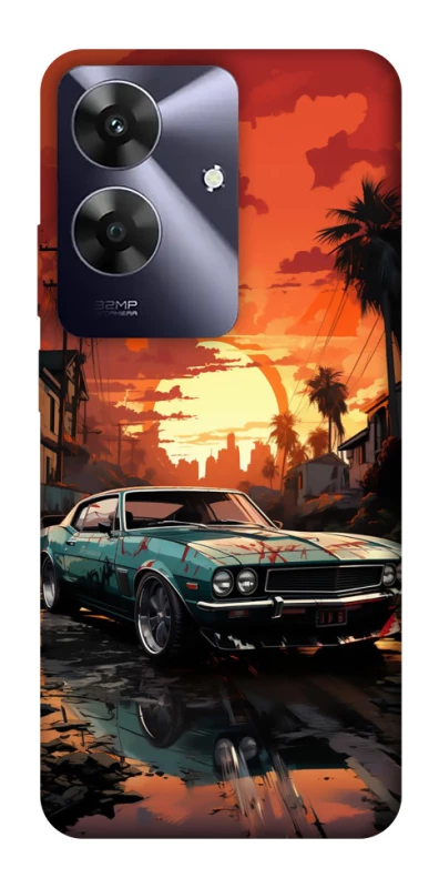 Чохол на Realme Note 60 Car at sunset фото 1 з 1