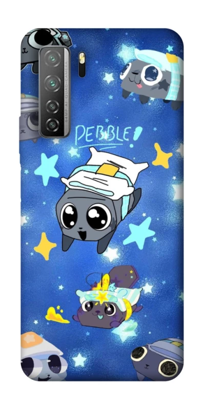Чохол на Huawei Nova 7 SE Pebble kitten stars фото 1 з 1