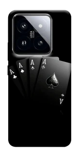 Чохол на Xiaomi 14 Pro Black Cards фото 1 з 1