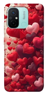 Чохол на Xiaomi Redmi 12C / Poco C55 Many hearts фото 1 з 1