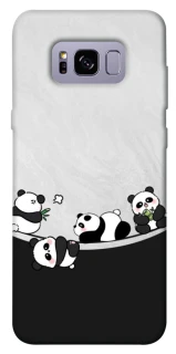 Чехол на Samsung G955 Galaxy S8 Plus Four pandas фото 1 из 1