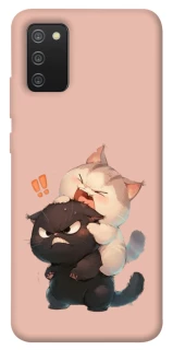 Чехол на Samsung Galaxy A02s Сat and cat фото 1 Чехол на Samsung Galaxy A02s Сat and cat фото 1 из 1