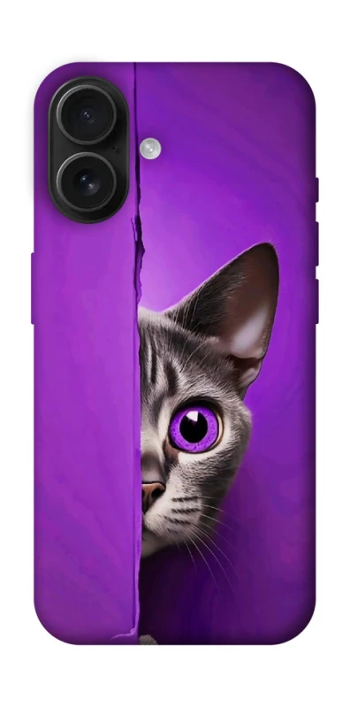 Чохол на Apple iPhone 16 Кіт-підглядач фото 1 з 1