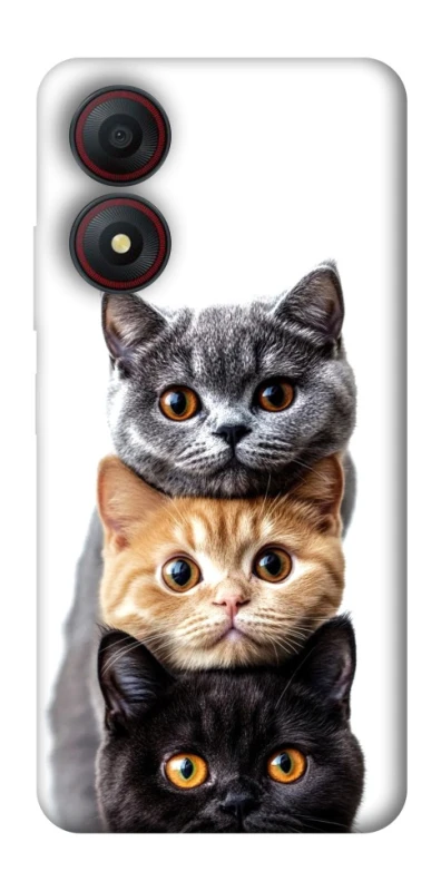 Чехол на ZTE Blade A34 4G Красивые котики фото 1 из 1