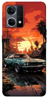 Чохол на Oppo Reno 7 4G Car at sunset фото 1 з 1