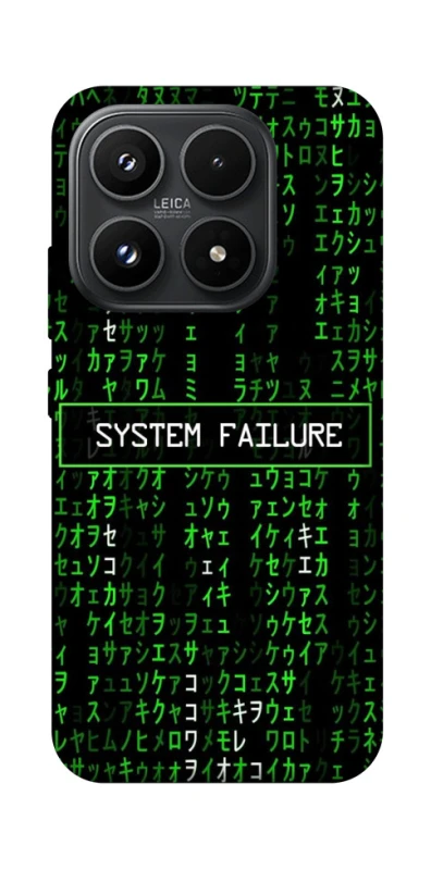 Чехол на Xiaomi 17 Matrix system failure фото 1 из 1