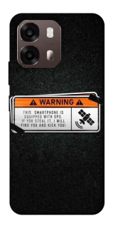 Чехол на Oppo A6 Warning фото 1 из 2